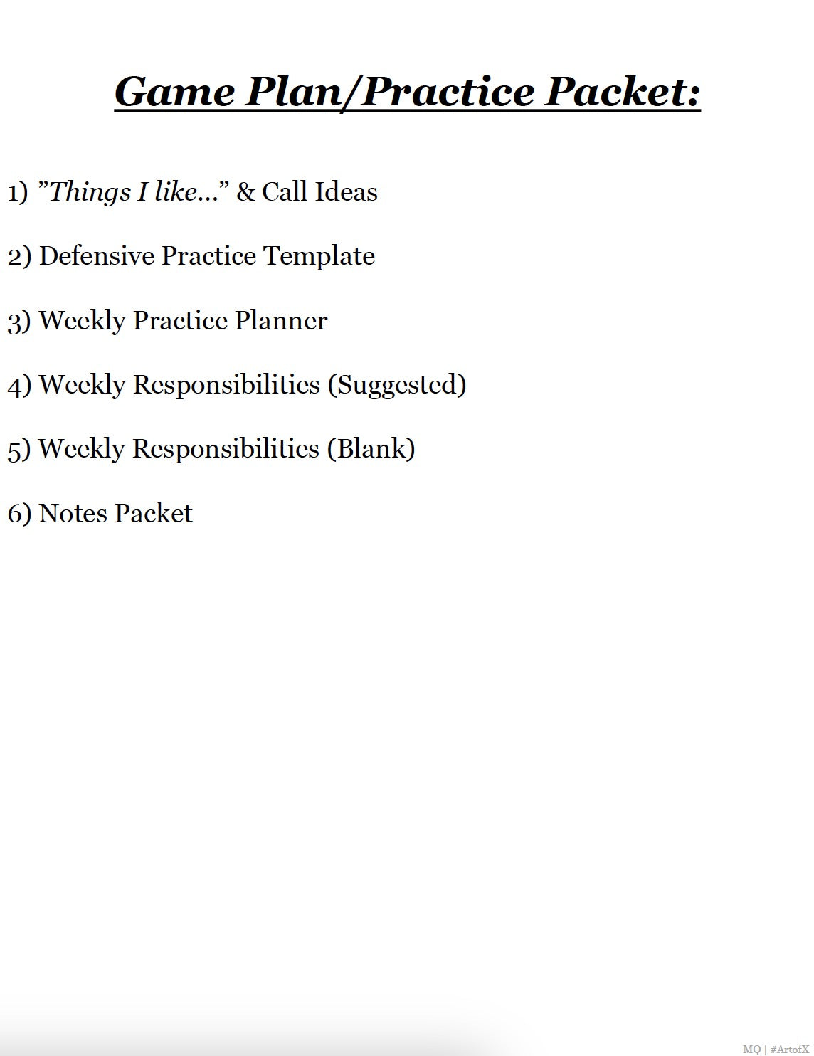 Defensive Coordinator Bundle